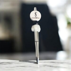 Silver and Black Pen